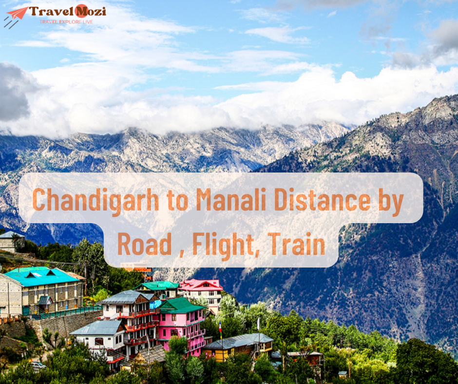Chandigarh to Manali distance