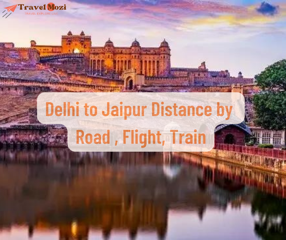 delhi to jaipur distance