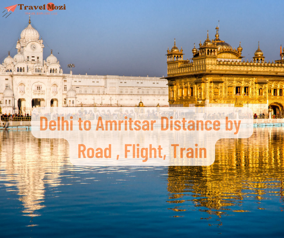 delhi to amritsar distance