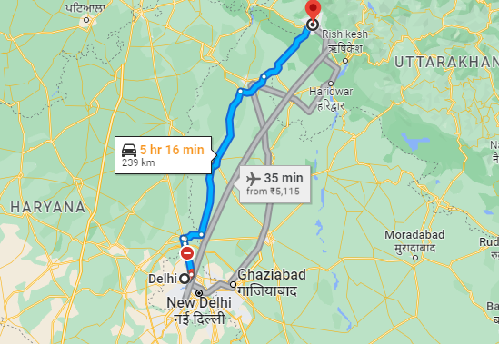 How to Reach Delhi to Dehradun by Road