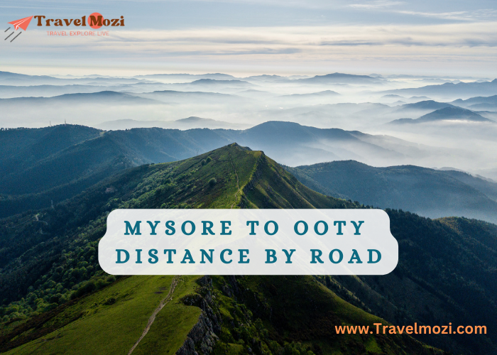 Mysore to Ooty Distance